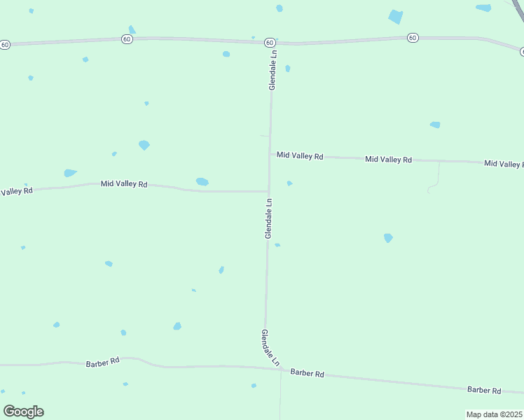 map of restaurants, bars, coffee shops, grocery stores, and more near 578 Glendale Lane in Booneville