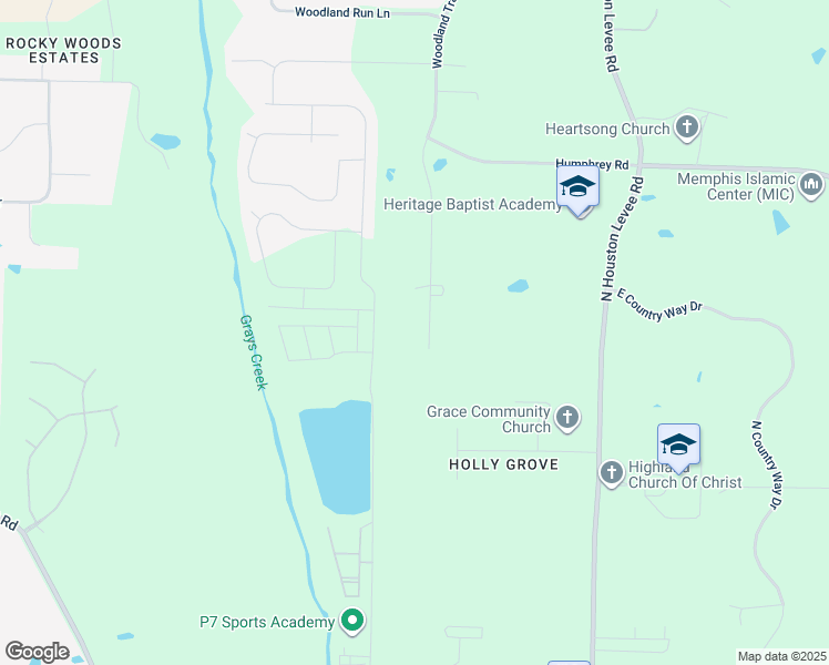 map of restaurants, bars, coffee shops, grocery stores, and more near 581 Woodland Trace Lane in Shelby County