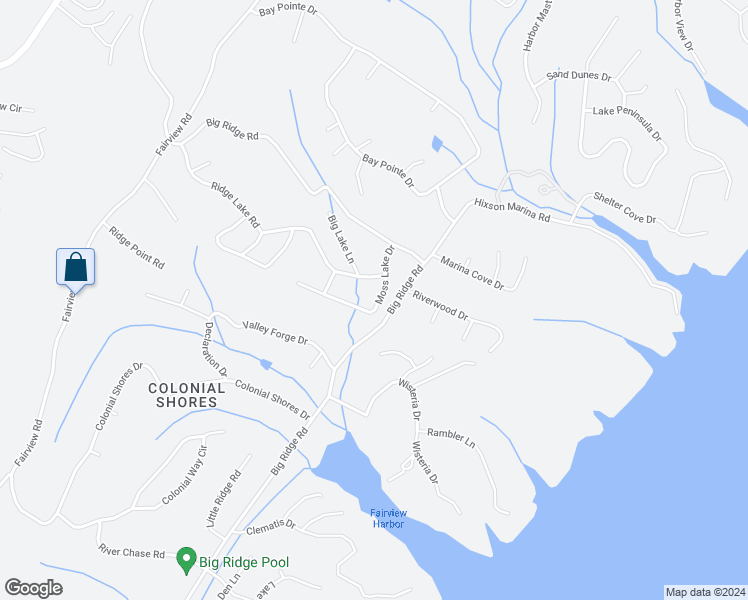 map of restaurants, bars, coffee shops, grocery stores, and more near 6719 Moss Lake Drive in Chattanooga