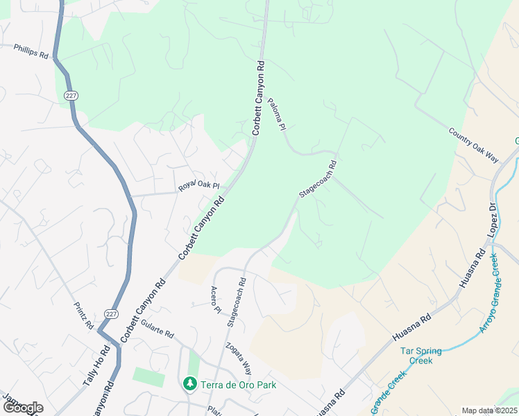 map of restaurants, bars, coffee shops, grocery stores, and more near 440 Corbett Canyon Road in Arroyo Grande