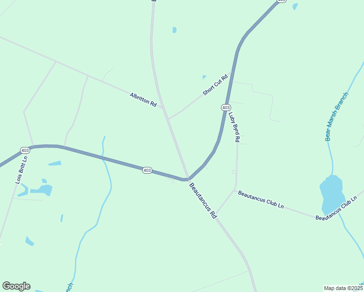 map of restaurants, bars, coffee shops, grocery stores, and more near Beautancus Road in Duplin County