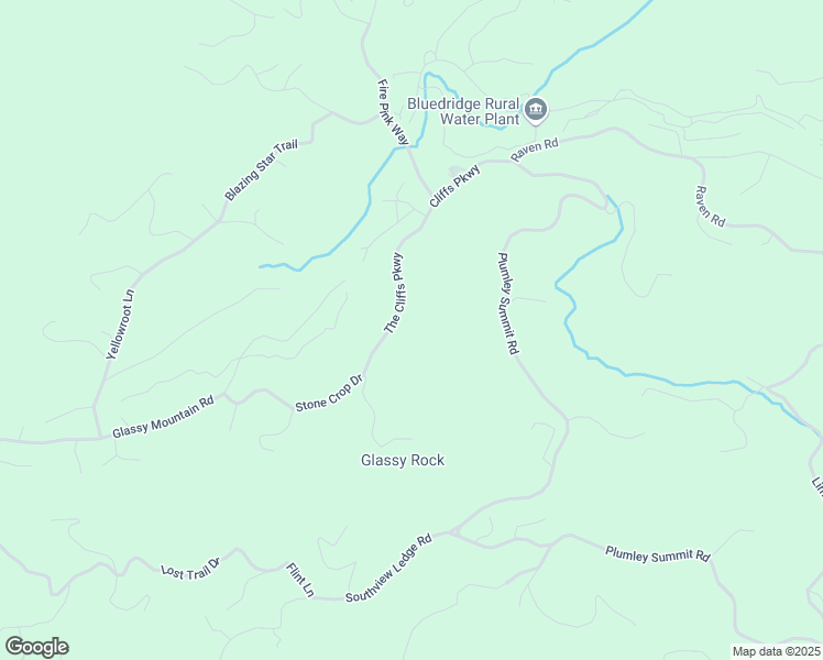 map of restaurants, bars, coffee shops, grocery stores, and more near 79 The Cliffs Parkway in Landrum