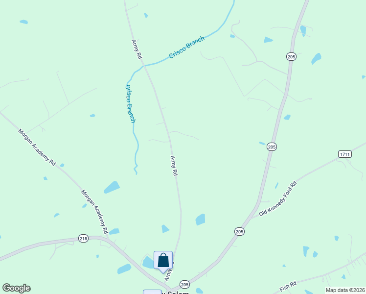 map of restaurants, bars, coffee shops, grocery stores, and more near 5702 Army Road in Marshville