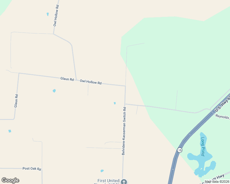 map of restaurants, bars, coffee shops, grocery stores, and more near 3374 Owl Hollow Road in Belvidere