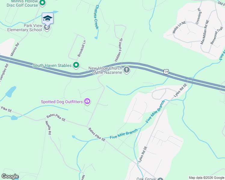 map of restaurants, bars, coffee shops, grocery stores, and more near 279 Burke Road in Cleveland