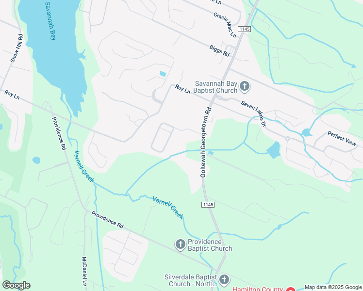 map of restaurants, bars, coffee shops, grocery stores, and more near 7835 Ooltewah Georgetown Road in Ooltewah