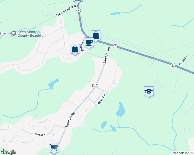 map of restaurants, bars, coffee shops, grocery stores, and more near 272 Sand Pit Road in Aberdeen
