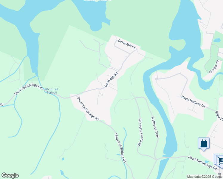 map of restaurants, bars, coffee shops, grocery stores, and more near 7452 Davis Mill Rd in Harrison