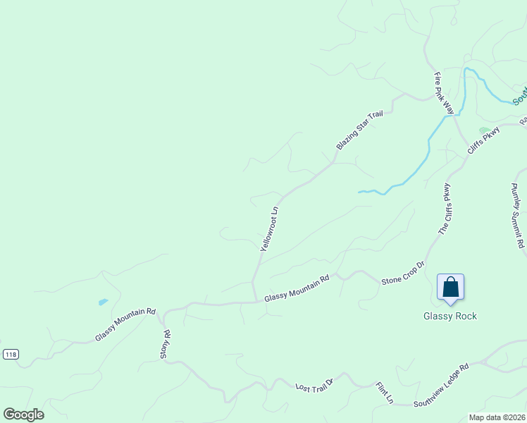 map of restaurants, bars, coffee shops, grocery stores, and more near 210 Yellowroot Lane in Landrum
