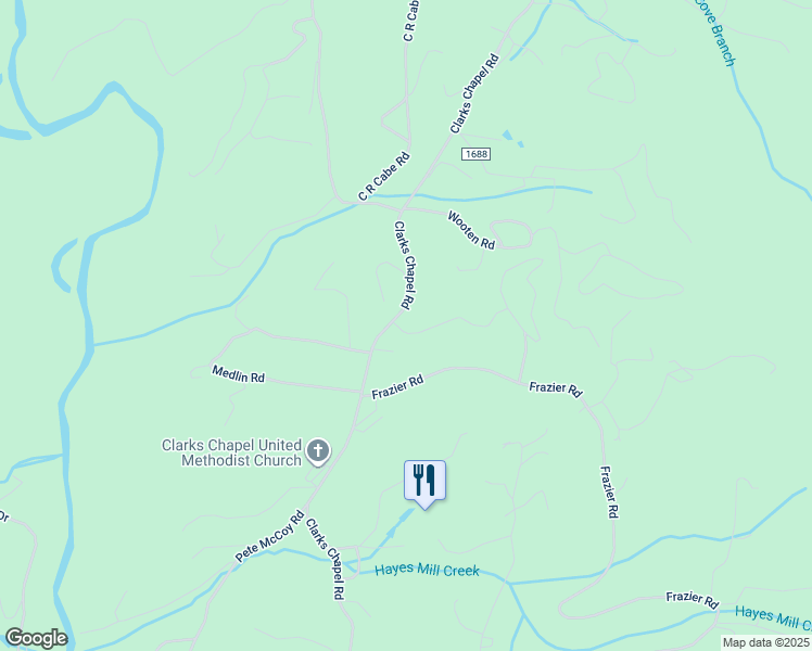 map of restaurants, bars, coffee shops, grocery stores, and more near 48 Chapel Cove Circle in Franklin