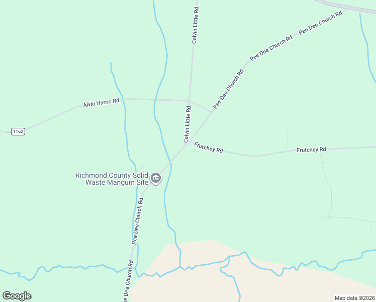 map of restaurants, bars, coffee shops, grocery stores, and more near 396 Pee Dee Church Road in Mount Gilead