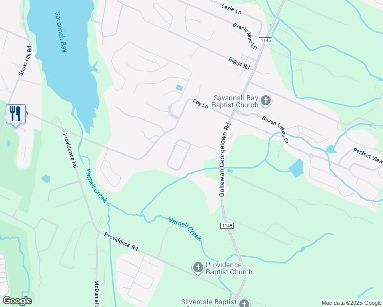 map of restaurants, bars, coffee shops, grocery stores, and more near 7835 Ooltewah Georgetown Road in Ooltewah