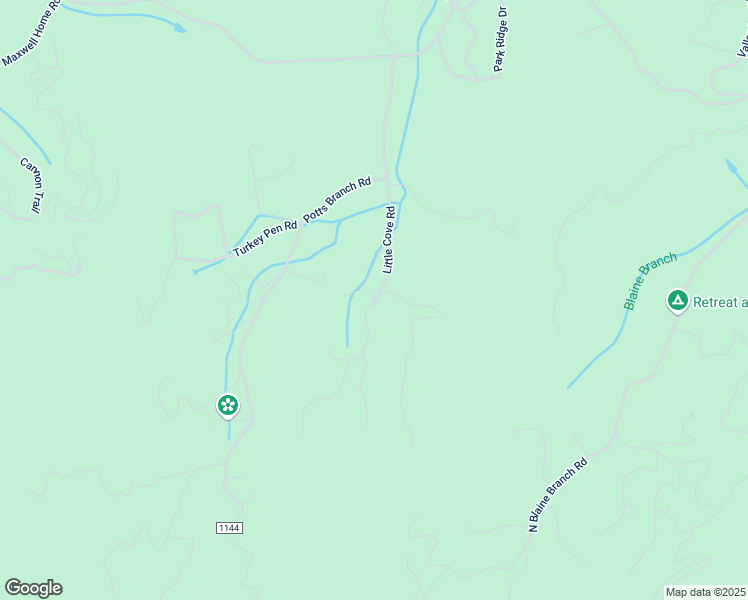 map of restaurants, bars, coffee shops, grocery stores, and more near Little Cove Road in Macon County
