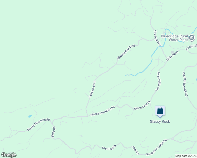 map of restaurants, bars, coffee shops, grocery stores, and more near 304 Yellowroot Lane in Landrum