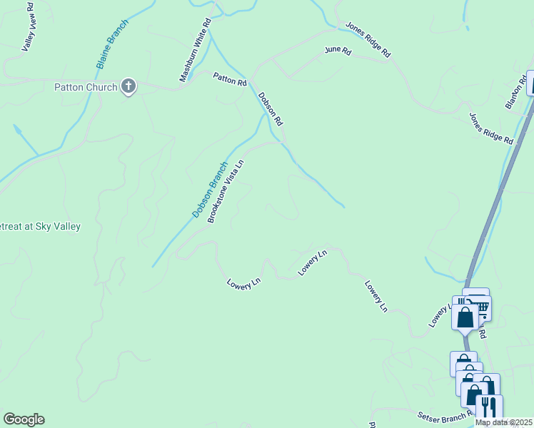 map of restaurants, bars, coffee shops, grocery stores, and more near 402 Prater Cove Road in Franklin
