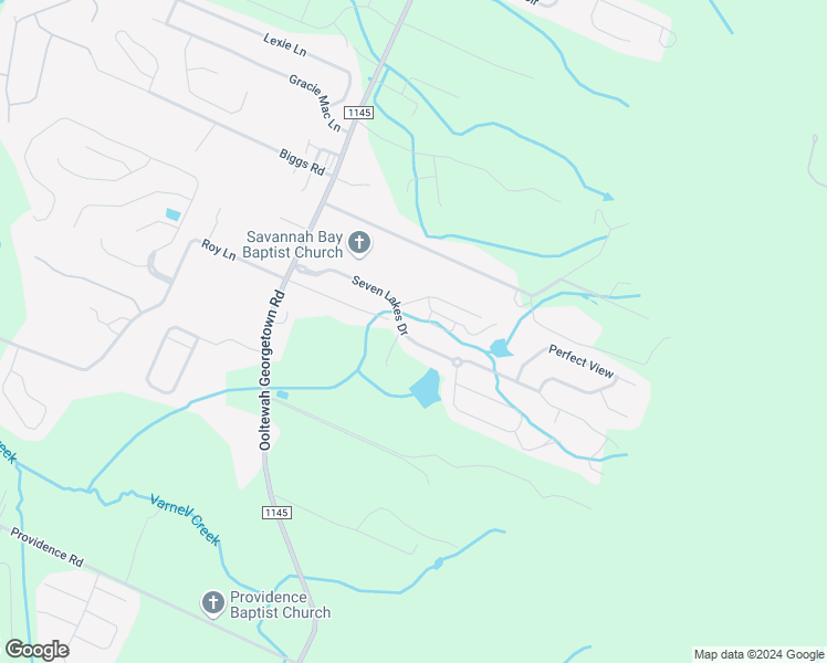map of restaurants, bars, coffee shops, grocery stores, and more near 8727 Seven Lakes Drive in Ooltewah