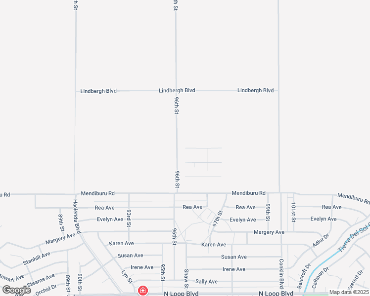 map of restaurants, bars, coffee shops, grocery stores, and more near Denhart Avenue in California City