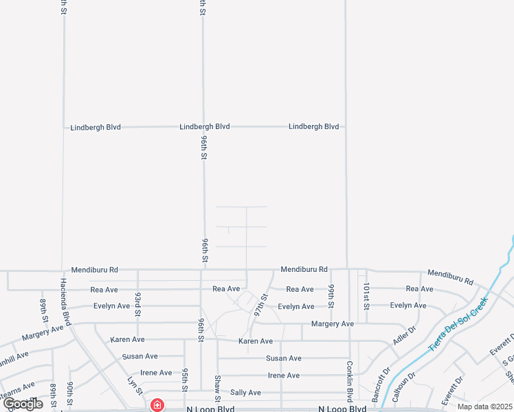 map of restaurants, bars, coffee shops, grocery stores, and more near 9684 Denhart Avenue in California City