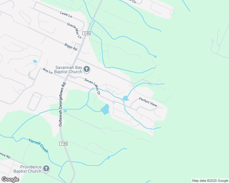 map of restaurants, bars, coffee shops, grocery stores, and more near Wilson Creek Drive in Ooltewah