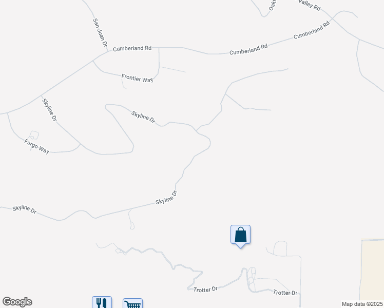 map of restaurants, bars, coffee shops, grocery stores, and more near 26501 Skyline Drive in Tehachapi
