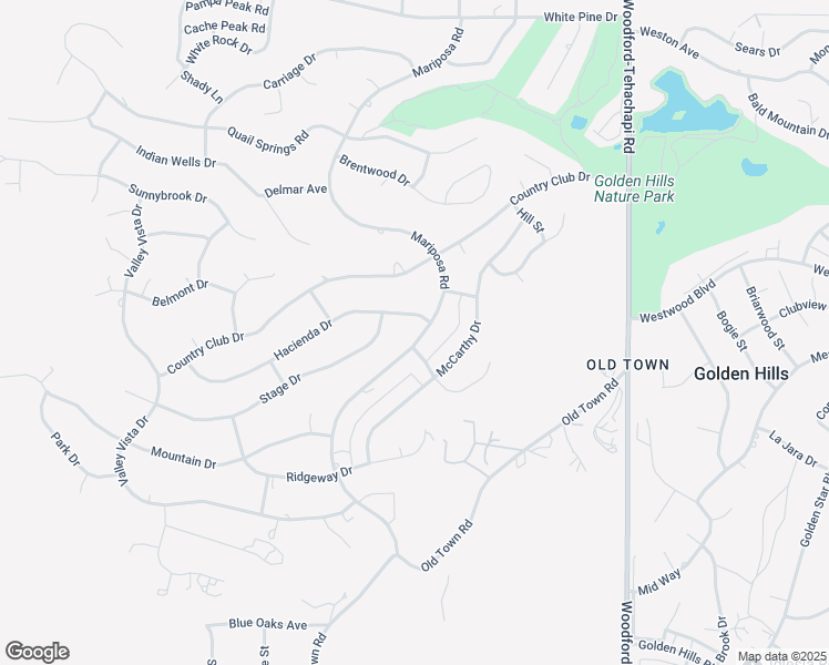 map of restaurants, bars, coffee shops, grocery stores, and more near 20916 Hacienda Drive in Tehachapi