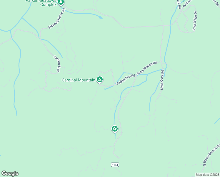 map of restaurants, bars, coffee shops, grocery stores, and more near 290 Turkey Pen Road in Franklin