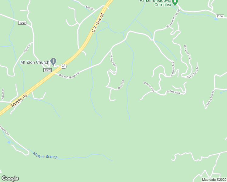 map of restaurants, bars, coffee shops, grocery stores, and more near 512 Indian Trail in Franklin