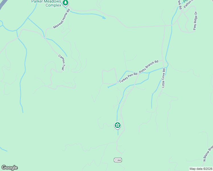 map of restaurants, bars, coffee shops, grocery stores, and more near 290 Turkey Pen Road in Franklin