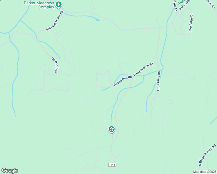 map of restaurants, bars, coffee shops, grocery stores, and more near Turkey Pen Road in Macon County