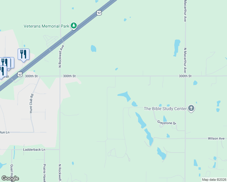 map of restaurants, bars, coffee shops, grocery stores, and more near 842 Lemonade Road in Blanchard