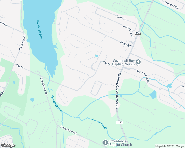 map of restaurants, bars, coffee shops, grocery stores, and more near 8337 Roy Lane in Ooltewah