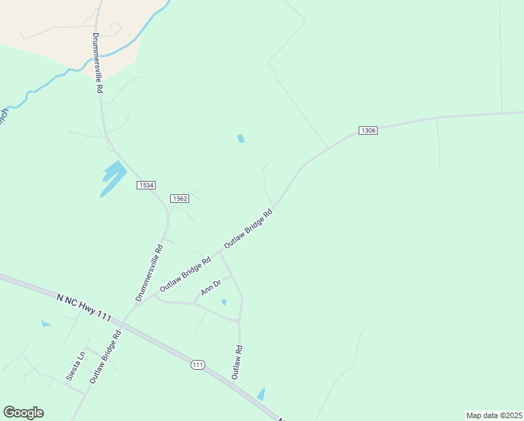 map of restaurants, bars, coffee shops, grocery stores, and more near 659 Outlaw Bridge Road in Albertson