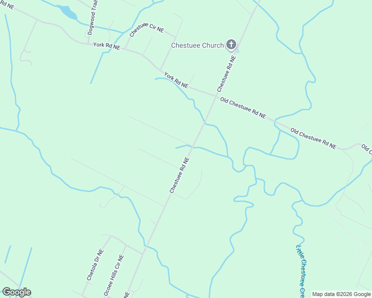 map of restaurants, bars, coffee shops, grocery stores, and more near 619 Chestuee Road Northeast in Cleveland