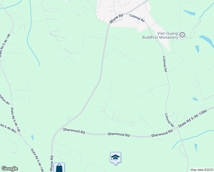 map of restaurants, bars, coffee shops, grocery stores, and more near 1335 Bowling Green Drive in Clover