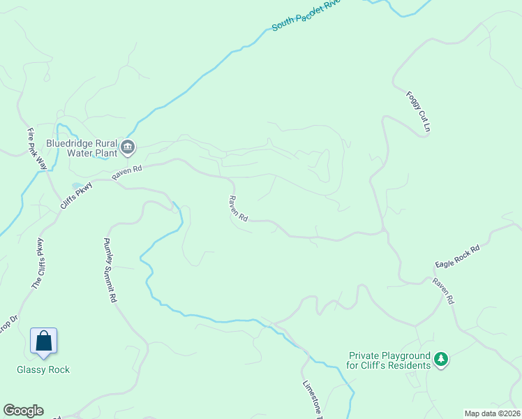 map of restaurants, bars, coffee shops, grocery stores, and more near 15 Day Lily Road in Landrum