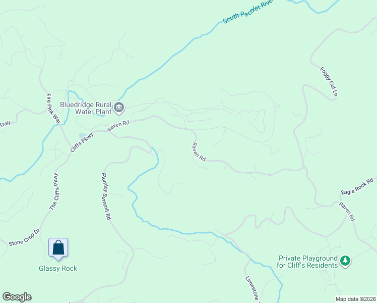 map of restaurants, bars, coffee shops, grocery stores, and more near 25 Moss Pink Way in Landrum
