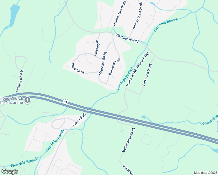 map of restaurants, bars, coffee shops, grocery stores, and more near 339 Benwood Trail in Cleveland