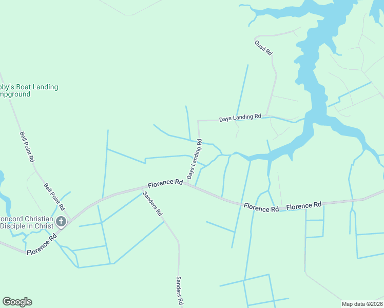 map of restaurants, bars, coffee shops, grocery stores, and more near 2-492 Days Landing Road in Merritt