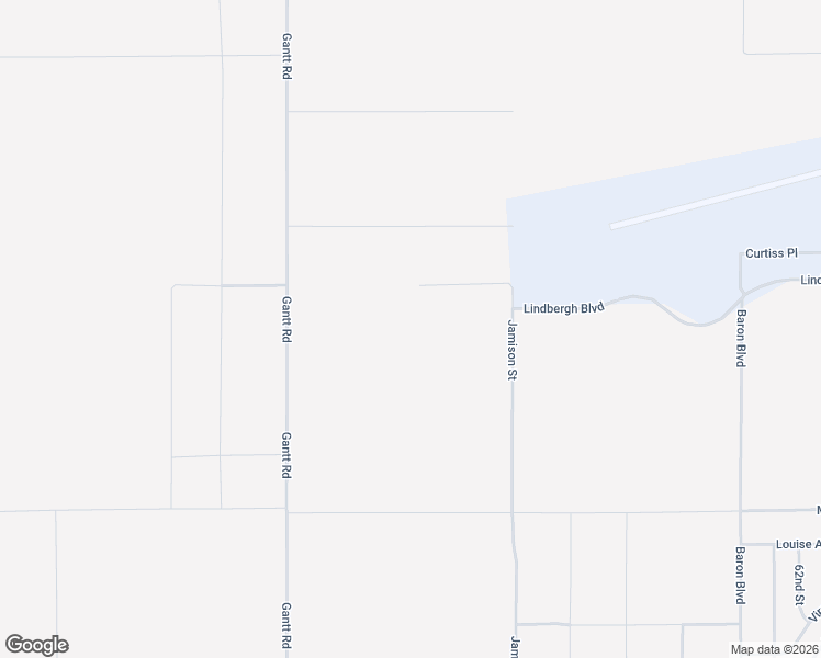 map of restaurants, bars, coffee shops, grocery stores, and more near Lindbergh Boulevard in California City