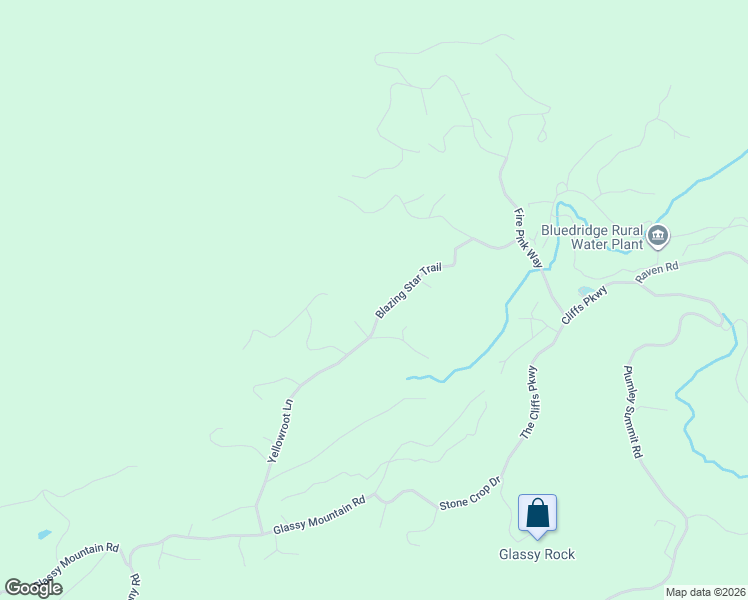 map of restaurants, bars, coffee shops, grocery stores, and more near 120 Blazing Star Trail in Landrum