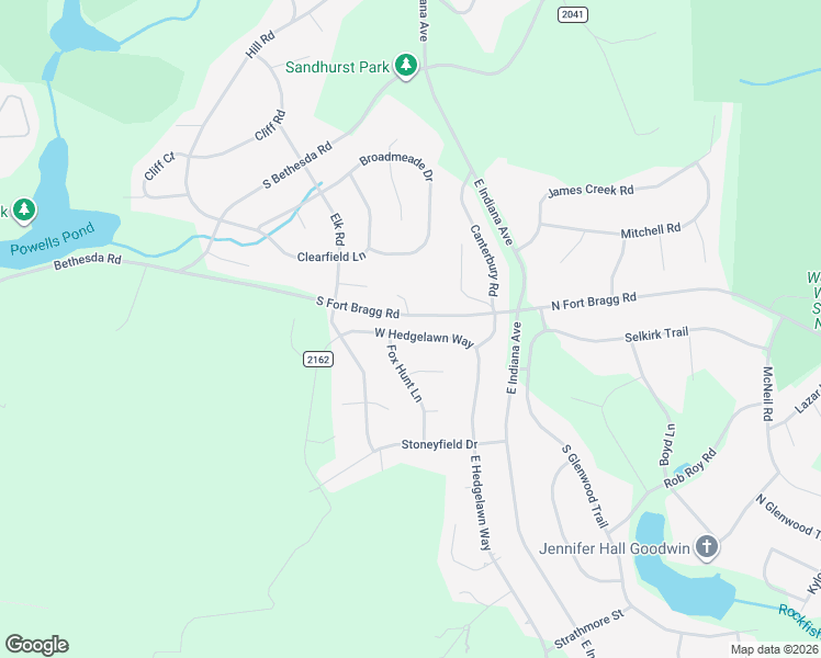map of restaurants, bars, coffee shops, grocery stores, and more near 255 West Hedgelawn Way in Southern Pines