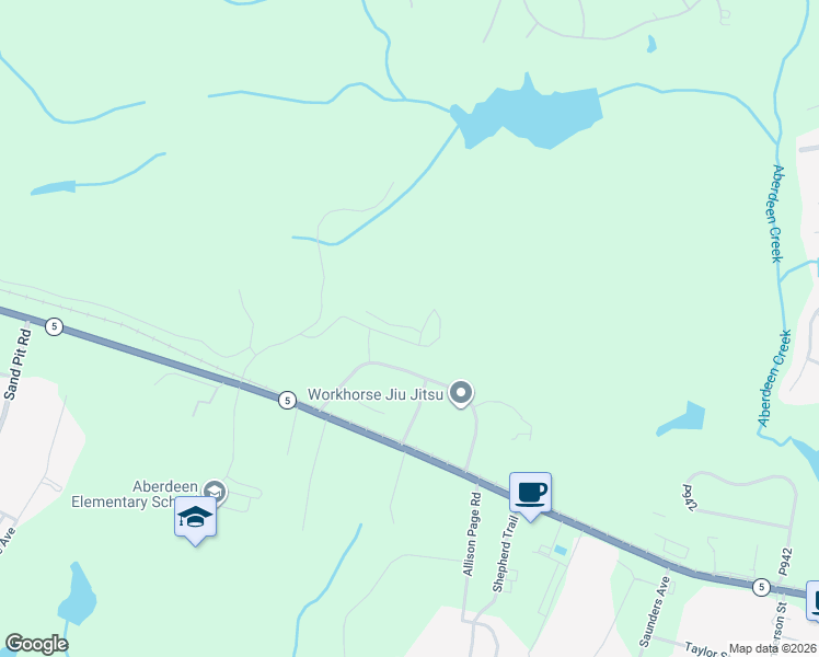 map of restaurants, bars, coffee shops, grocery stores, and more near 212 Old Course Road in Aberdeen