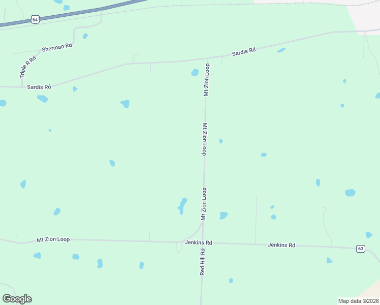 map of restaurants, bars, coffee shops, grocery stores, and more near 519 Mount Zion Loop in Morrilton