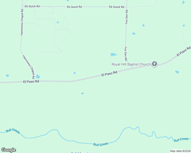 map of restaurants, bars, coffee shops, grocery stores, and more near El Paso Road in El Paso