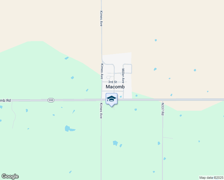 map of restaurants, bars, coffee shops, grocery stores, and more near in Macomb