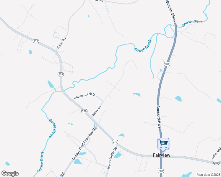 map of restaurants, bars, coffee shops, grocery stores, and more near 605 Buford Street in Indian Trail