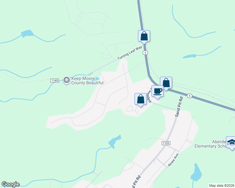 map of restaurants, bars, coffee shops, grocery stores, and more near 4055 Irwin Drive in Aberdeen