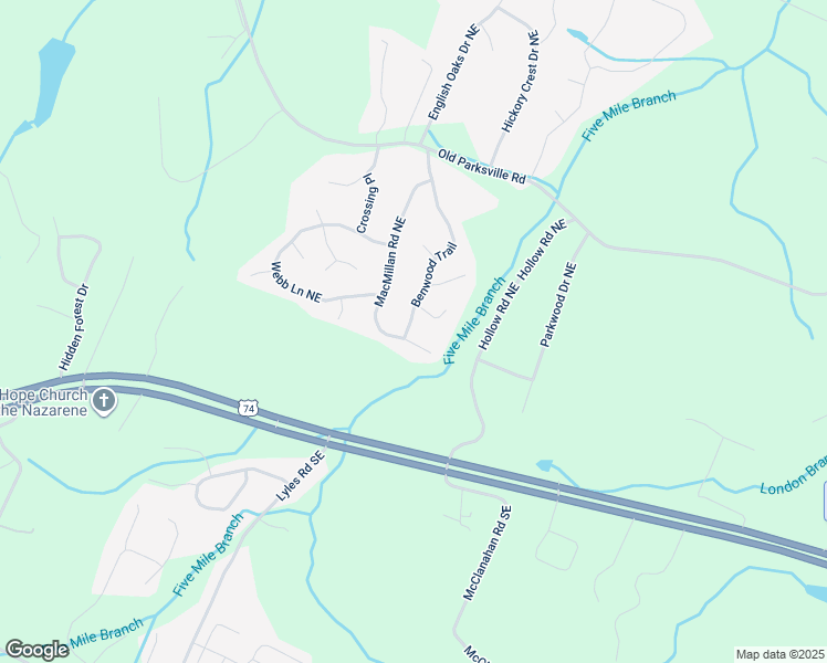 map of restaurants, bars, coffee shops, grocery stores, and more near 339 Benwood Trail in Cleveland