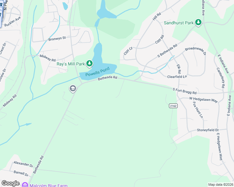 map of restaurants, bars, coffee shops, grocery stores, and more near 180 1 Down Street in Southern Pines