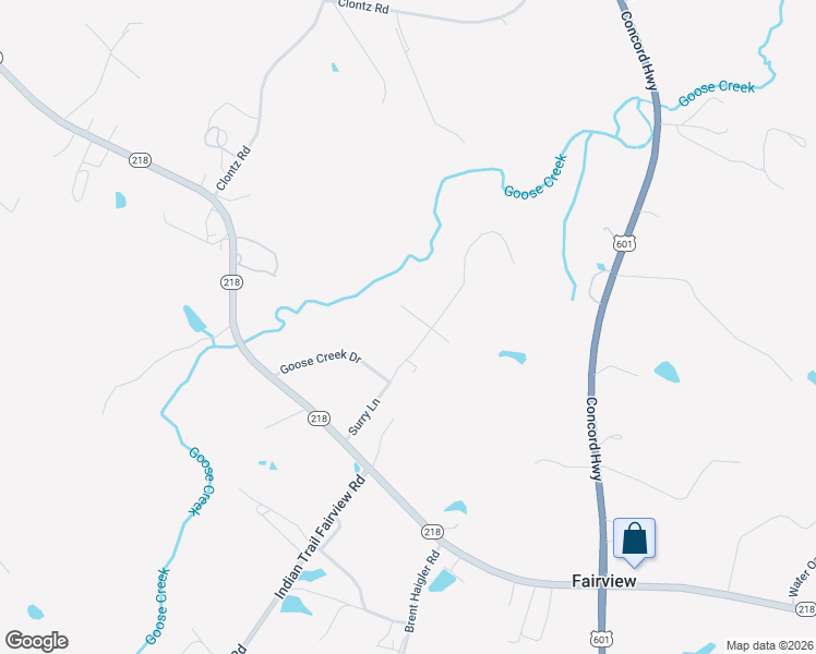 map of restaurants, bars, coffee shops, grocery stores, and more near 605 Buford Street in Indian Trail